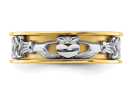 14k Two-tone Jewelry Style R872 - Classique Jewelry Inc.