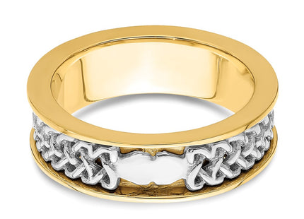 14k Two-tone Jewelry Style R872 - Classique Jewelry Inc.