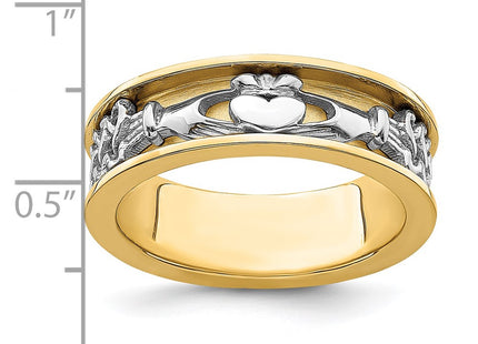 14k Two-tone Jewelry Style R872 - Classique Jewelry Inc.
