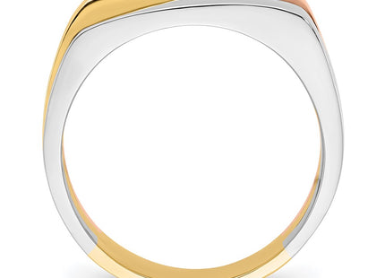 14k Tri-Color Jewelry Style R883 - Classique Jewelry Inc.