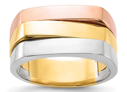 14k Tri-Color Jewelry Style R883 - Classique Jewelry Inc.