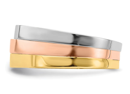 14k Tri-Color Jewelry Style R884 - Classique Jewelry Inc.