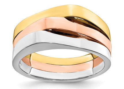 14k Tri-Color Jewelry Style R884 - Classique Jewelry Inc.
