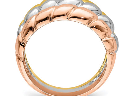 14k Tri-Color Jewelry Style R886 - Classique Jewelry Inc.