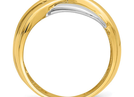 14k Two-tone Rings Style R891 - Classique Jewelry Inc.