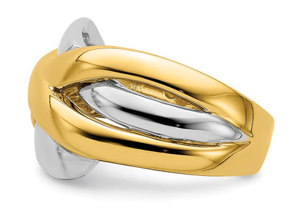 14k Two-tone Rings Style R891 - Classique Jewelry Inc.