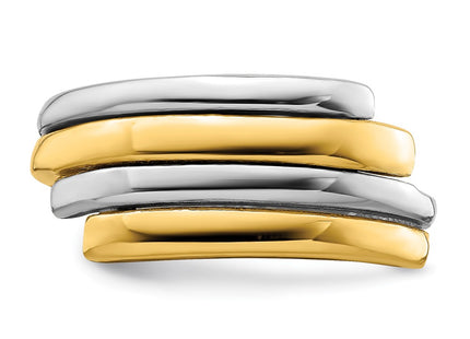 14k Two-tone Jewelry Style R896 - Classique Jewelry Inc.