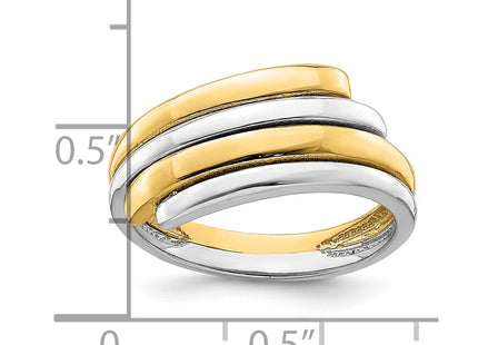 14k Two-tone Jewelry Style R896 - Classique Jewelry Inc.