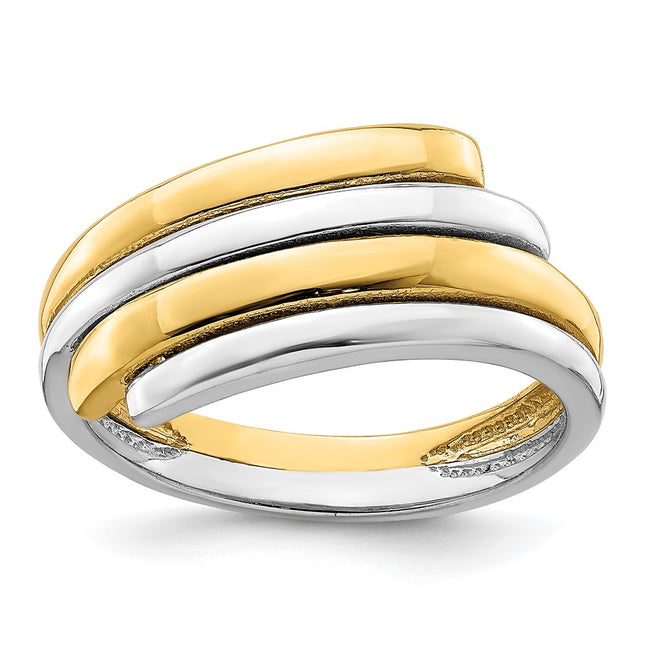 14k Two-tone Jewelry Style R896 - Classique Jewelry Inc.