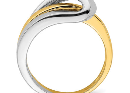 14k Two-tone Jewelry Style R897 - Classique Jewelry Inc.