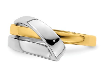 14k Two-tone Jewelry Style R897 - Classique Jewelry Inc.