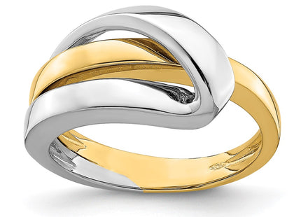 14k Two-tone Jewelry Style R897 - Classique Jewelry Inc.