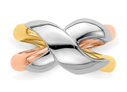 14k Tri-Color Jewelry Style R901 - Classique Jewelry Inc.