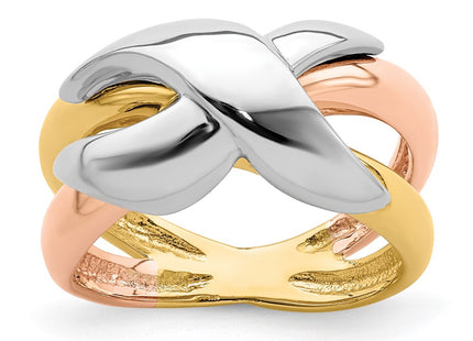 14k Tri-Color Jewelry Style R901 - Classique Jewelry Inc.