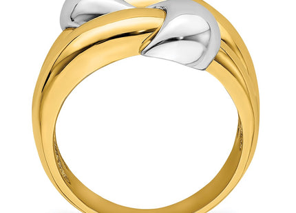 14k Two-tone Jewelry Style R906 - Classique Jewelry Inc.