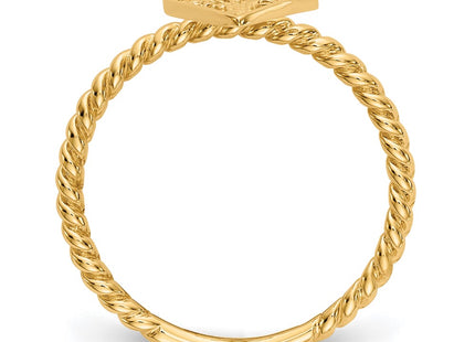 14k Yellow Gold Rings Style R91 - Classique Jewelry Inc.