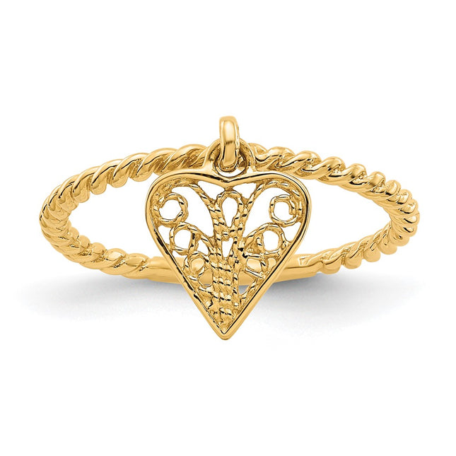 14k Yellow Gold Rings Style R91 - Classique Jewelry Inc.
