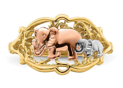 14k Two-tone Rings Style R924 - Classique Jewelry Inc.