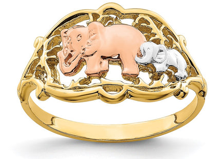 14k Two-tone Rings Style R924 - Classique Jewelry Inc.