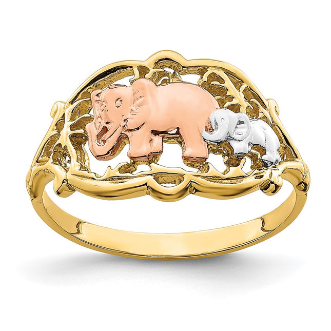 14k Two-tone Rings Style R924 - Classique Jewelry Inc.