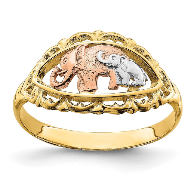 14k Two-tone Rings Style R925 - Classique Jewelry Inc.