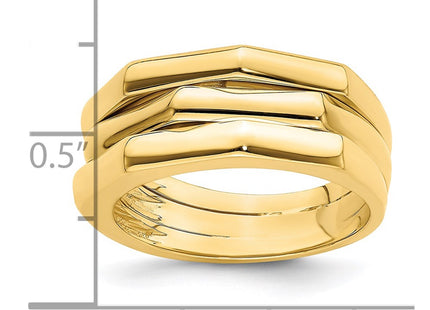 14k Yellow Gold Rings Style R943 - Classique Jewelry Inc.