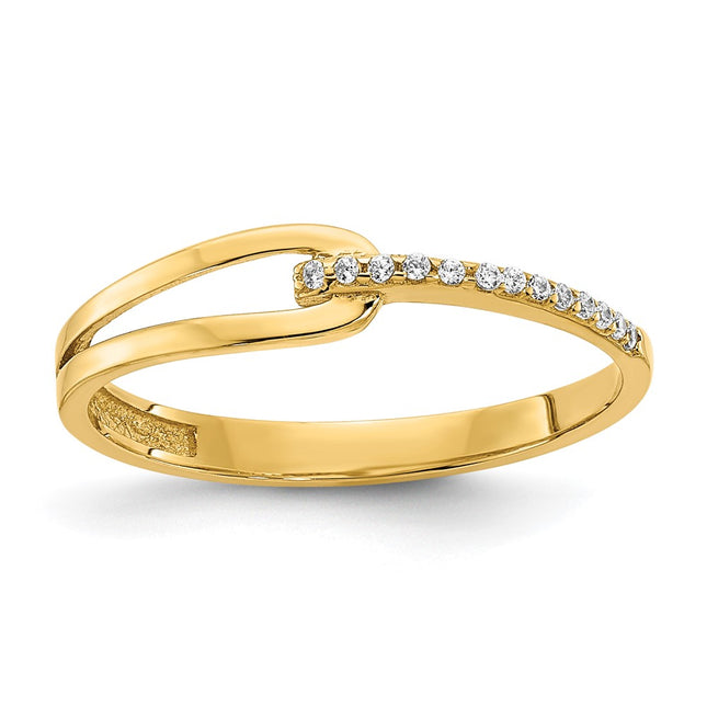 14k Yellow Gold Rings Style R955 - Classique Jewelry Inc.
