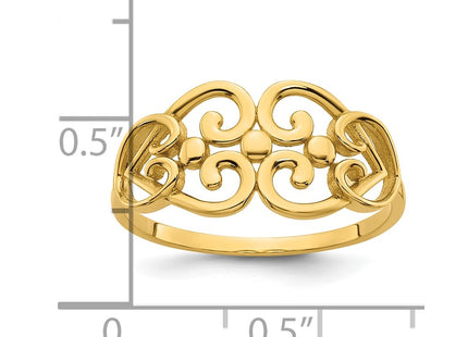 14k Yellow Gold Rings Style R973 - Classique Jewelry Inc.