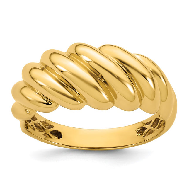 14k Yellow Gold Rings Style R979 - Classique Jewelry Inc.