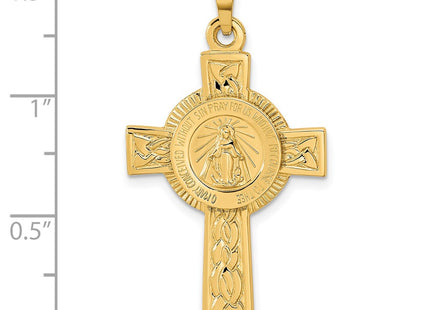 14k Yellow Gold Pendants Style REL104 - Classique Jewelry Inc.