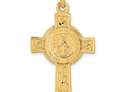 14k Yellow Gold Pendants Style REL104 - Classique Jewelry Inc.