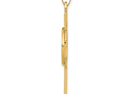 14k Yellow Gold Pendants Style REL106 - Classique Jewelry Inc.