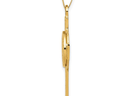 14k Yellow Gold Pendants Style REL107 - Classique Jewelry Inc.