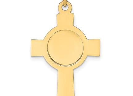 14k Yellow Gold Pendants Style REL107 - Classique Jewelry Inc.