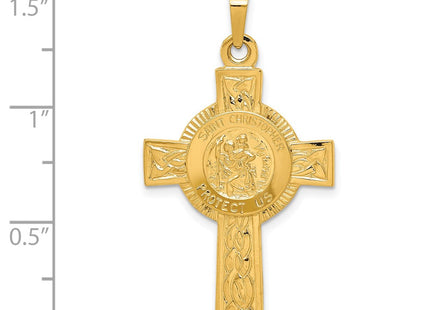 14k Yellow Gold Pendants Style REL107 - Classique Jewelry Inc.