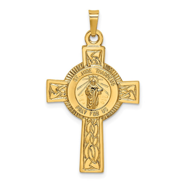 14k Yellow Gold Pendants Style REL110 - Classique Jewelry Inc.