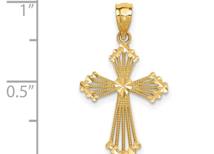 14k Passion Cross Pendant (Style REL118)