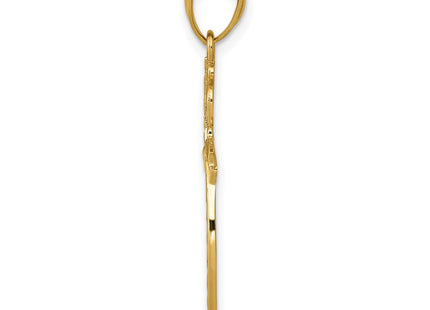 14k Yellow Gold Pendants Style REL119 - Classique Jewelry Inc.
