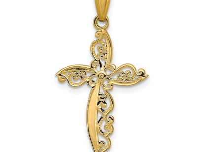 14k Yellow Gold Pendants Style REL119 - Classique Jewelry Inc.