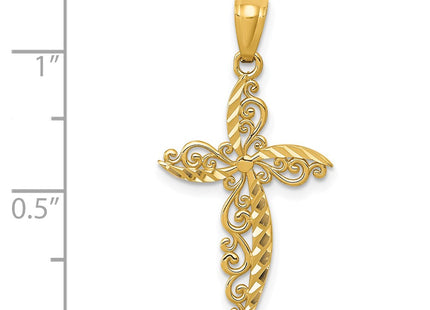 14k Yellow Gold Pendants Style REL119 - Classique Jewelry Inc.