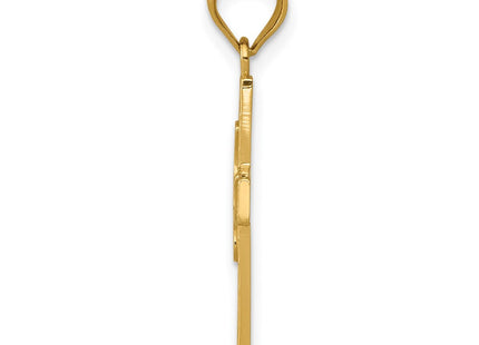 14k Yellow Gold Pendants Style REL122 - Classique Jewelry Inc.