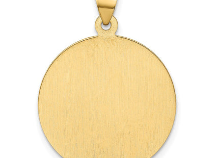 14k Saint Christopher Medal Hollow Pendant (Style REL137)