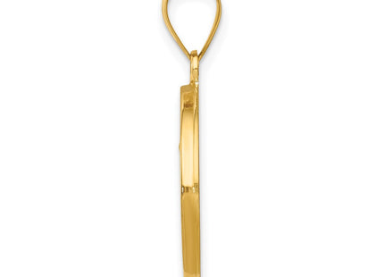 14k Yellow Gold Pendants Style REL146 - Classique Jewelry Inc.