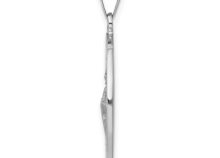 14k White Gold Pendants Style REL147 - Classique Jewelry Inc.