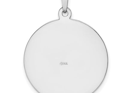 14k White Gold Pendants Style REL147 - Classique Jewelry Inc.