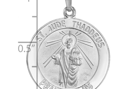 14k White Gold Pendants Style REL147 - Classique Jewelry Inc.