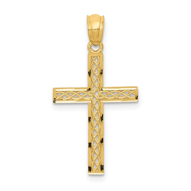 14k Yellow Gold Pendants Style REL70 - Classique Jewelry Inc.
