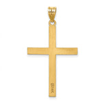 14K Engravable Cross Charm view