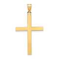 14K Engravable Cross Charm