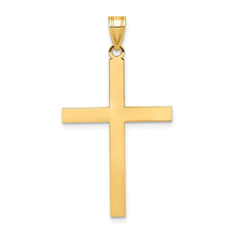 14K gold cross charm